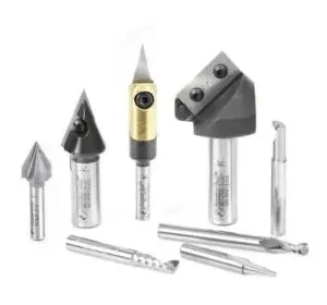 8-PC AMANA CNC SIGNMAKING STARTER ROUTER BIT SET - INDUSTRIAL