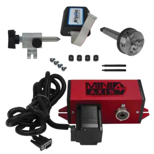 SHARK CNC Mini 4th Axis Tabletop System