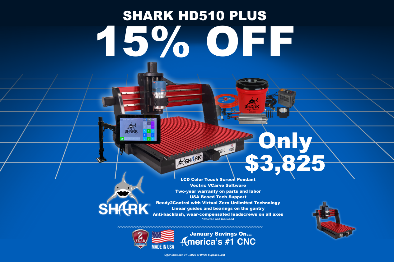 Shark HD510 PLUS® | CNC Routing Table | NextWave CNC