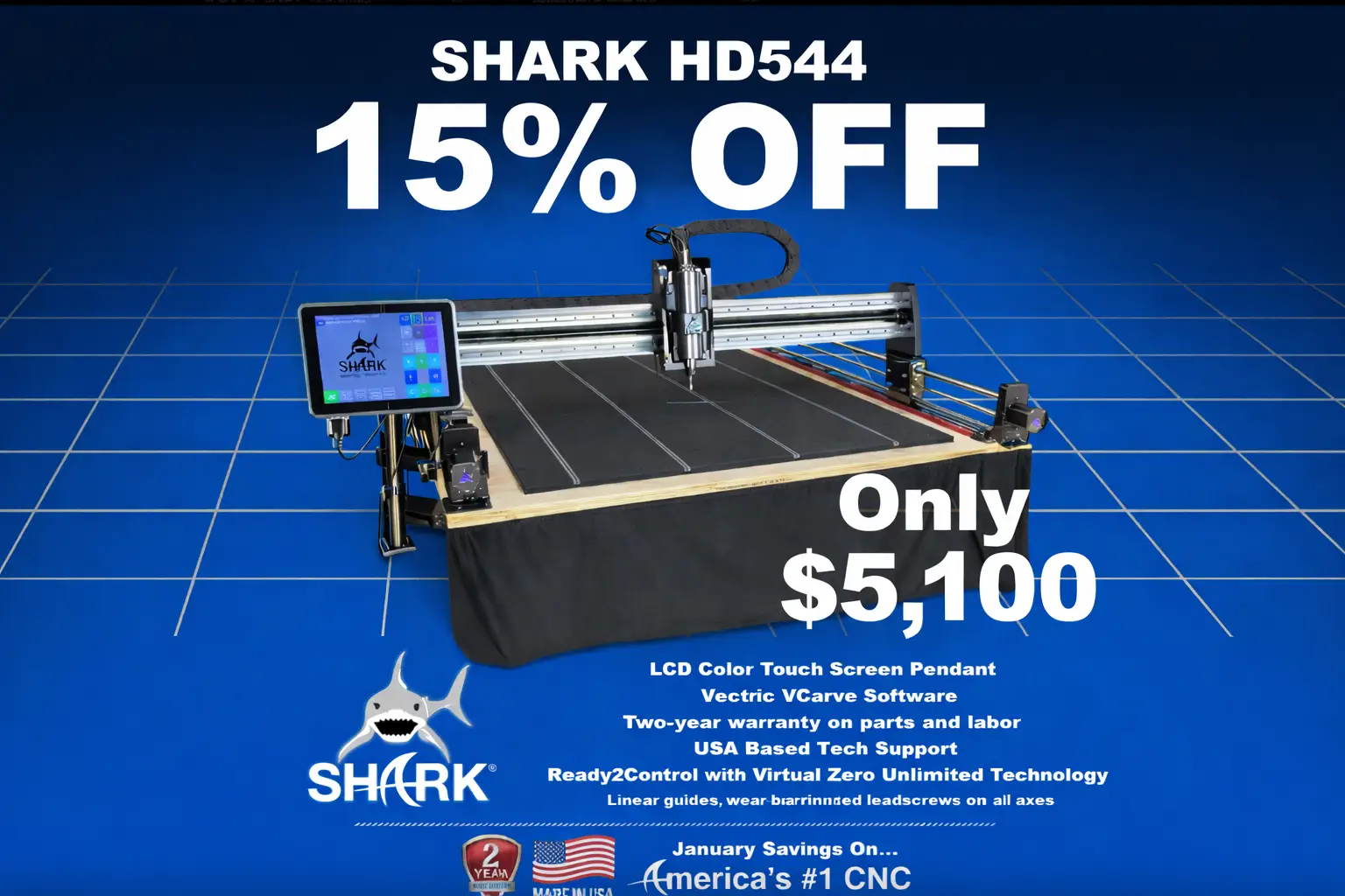 Shark HD544® | Shark CNC HD544 | Next Wave CNC