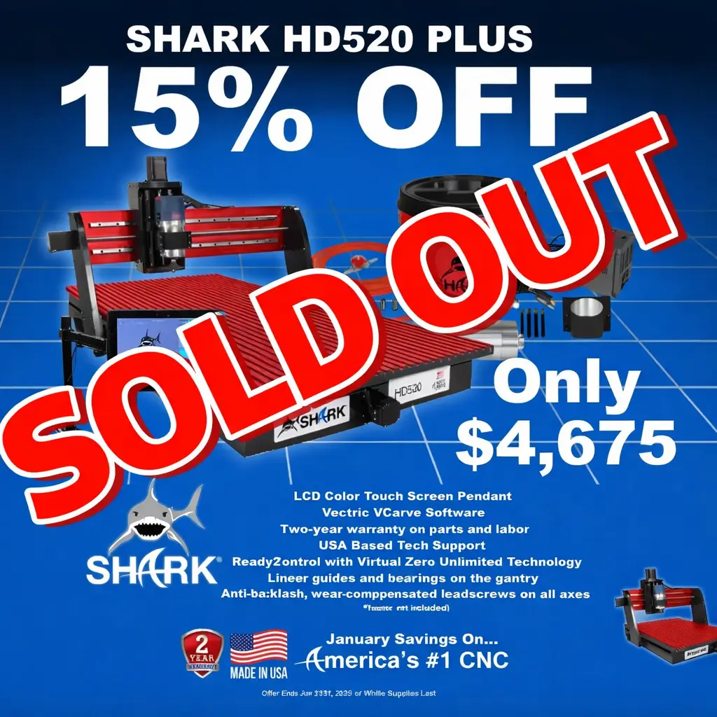 Shark HD520® PLUS| Shark CNC HD520 | NextWave CNC